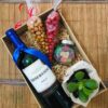 Caja Con Vino y Snack